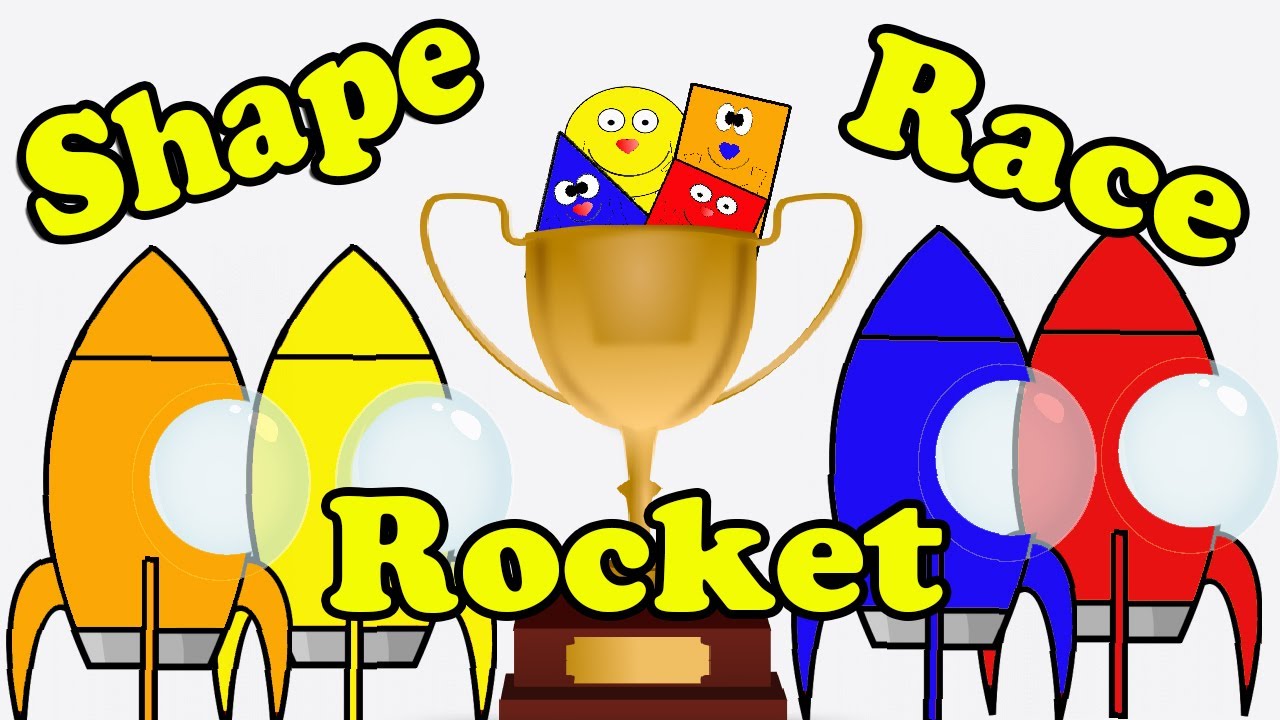 The Shapes | VIVASHAPES | The Fantastic Rocket Race | Video for kids | Space Race