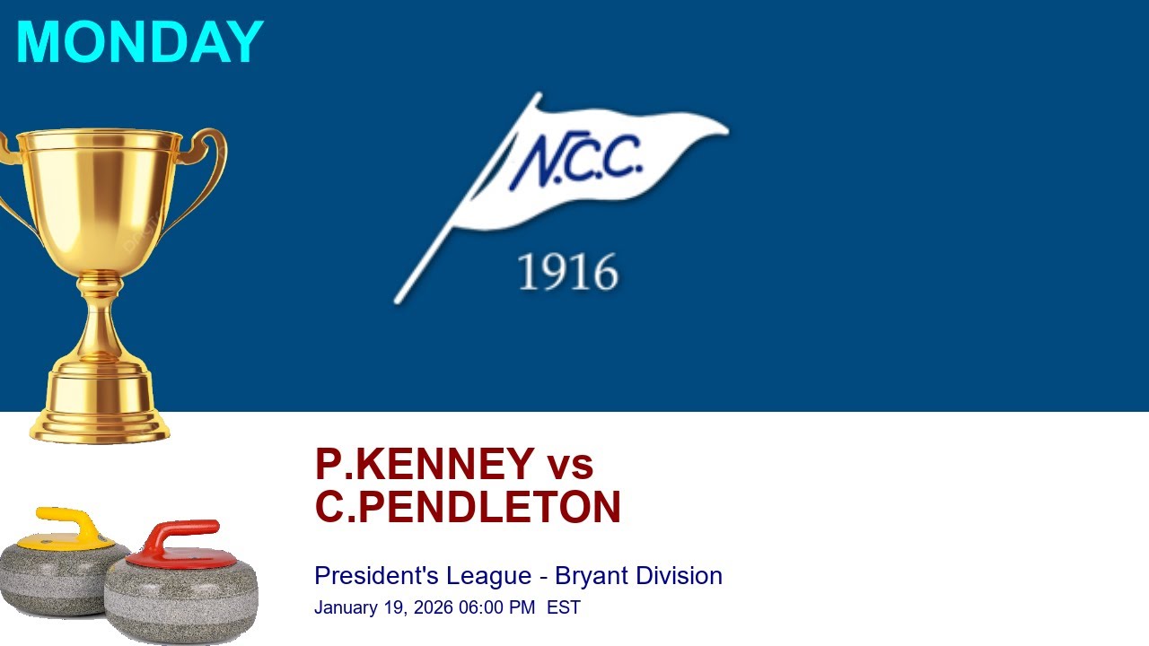 S2: NCC President's League - Bryant Division | P.KENNEY vs C.PENDLETON