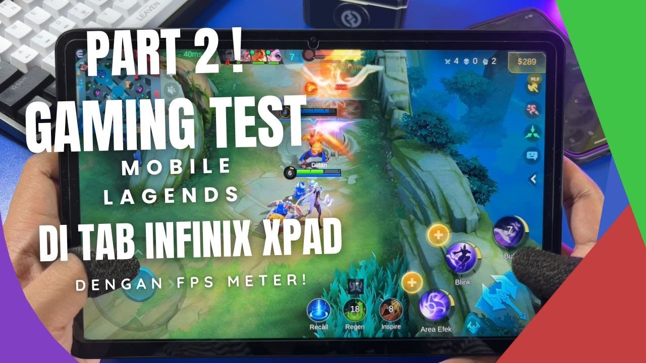Mobile Legends Lancar di 90fps di Infinix Xpad (Full Gameplay With FPS Meter)  Part 2