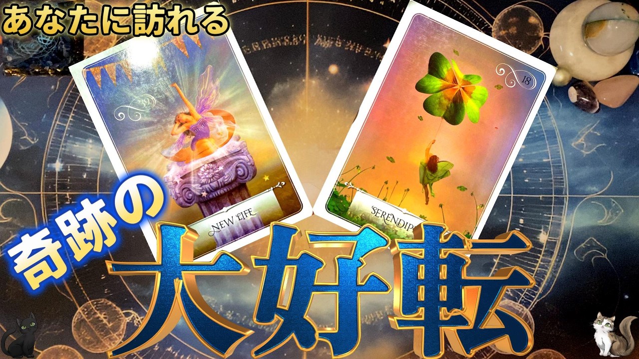 【開運】今回すごい神回でした…😳あなたに訪れる奇跡の大好転💫 苦しみの大浄化と完全解放✨ 激変する現実🌈 ようやく還る豊かさと安らぎ［ルノルマン/タロット/オラクルカード/霊視］