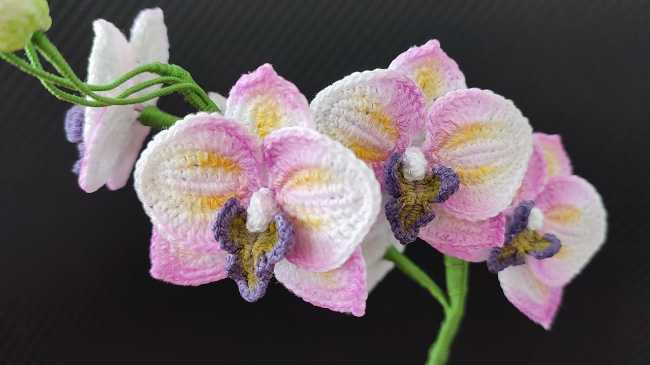 Crochet Mini Orchid/Cum crosetam Mini Orhidee