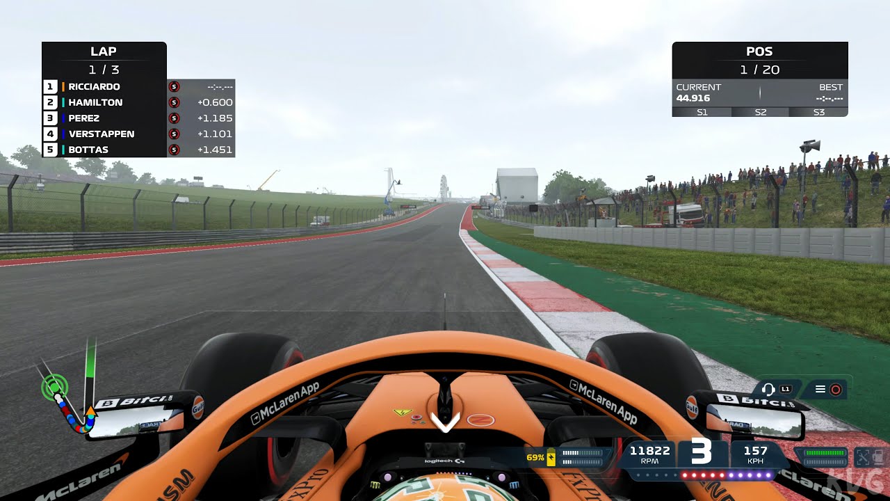 F1 2021 - Overcast Gameplay (PS5 UHD) [4K60FPS]