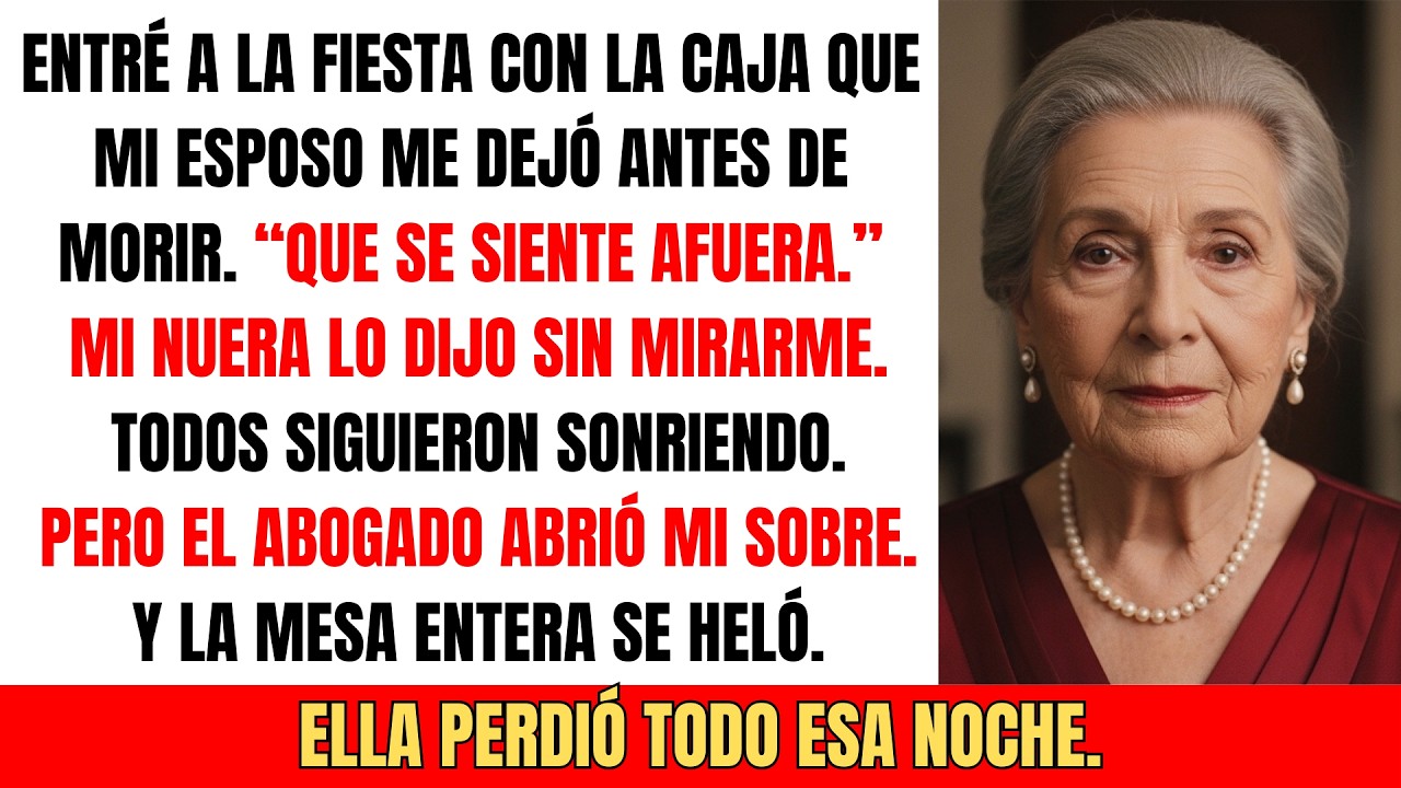 En La Fiesta De Mi Nieto, Mi Nuera Me Mandó Al Patio… Pero El Sobre Lo Cambió Todo