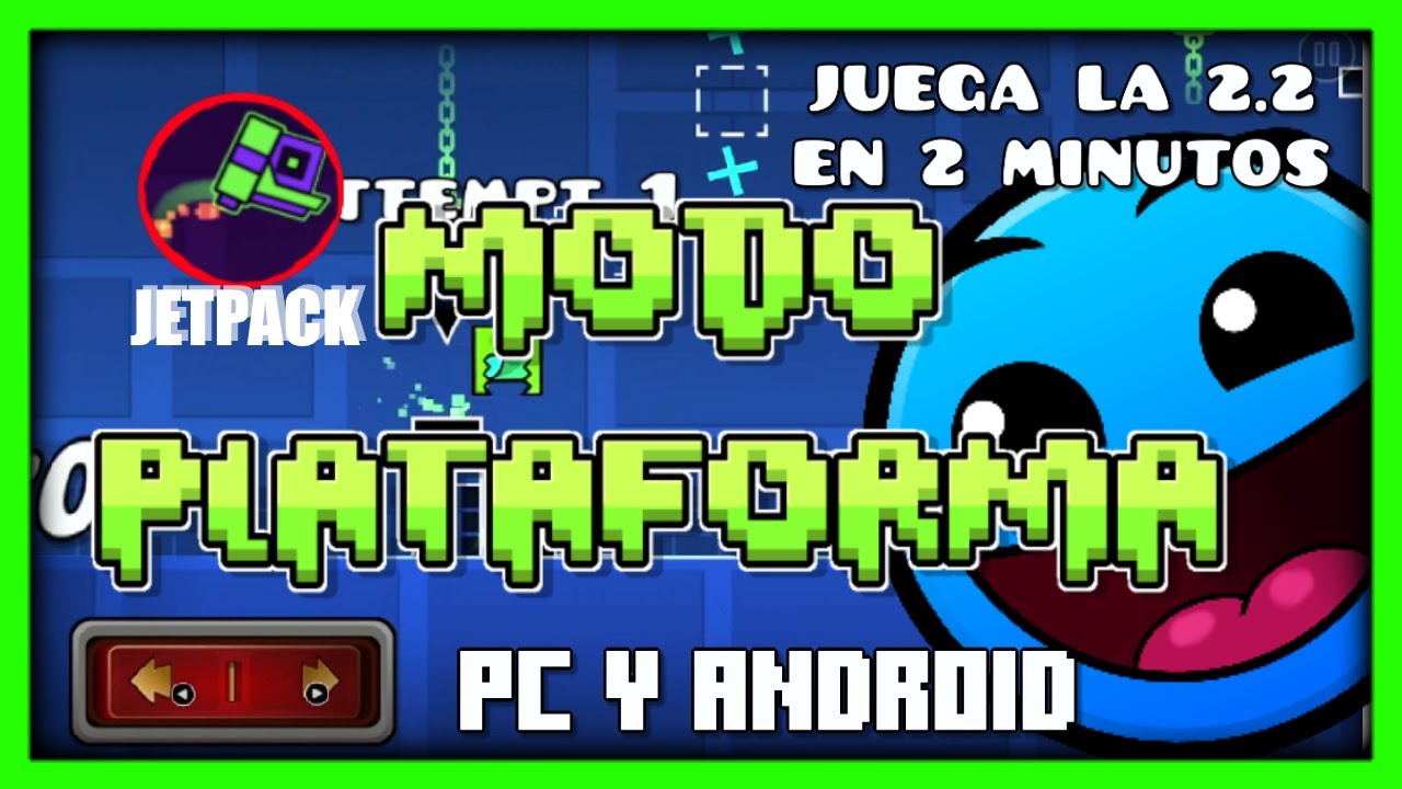 Como JUGAR al MODO PLATAFORMA en 2 Minutos Facil 👌 ✅ (PC Y ANDROID)