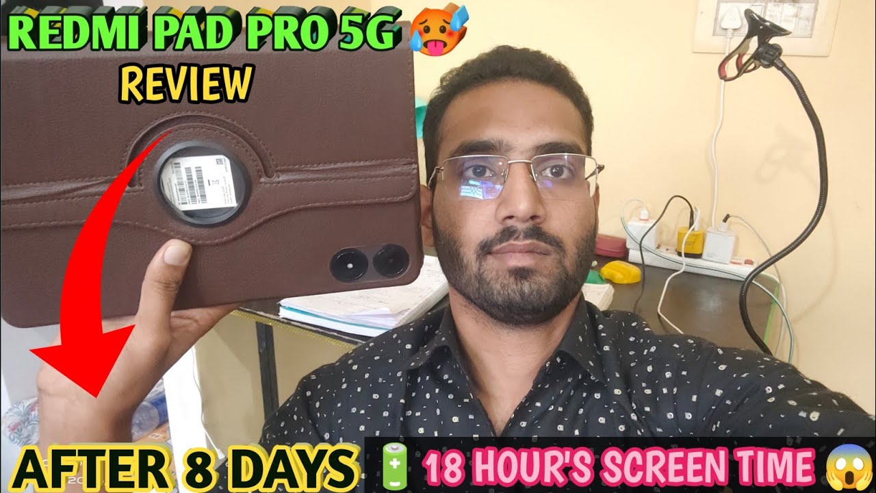 🔋Redmi Pad Pro 5G Battery 🔥 Full Review / Real Battery Drain Test + Top Hidden Features 😍 