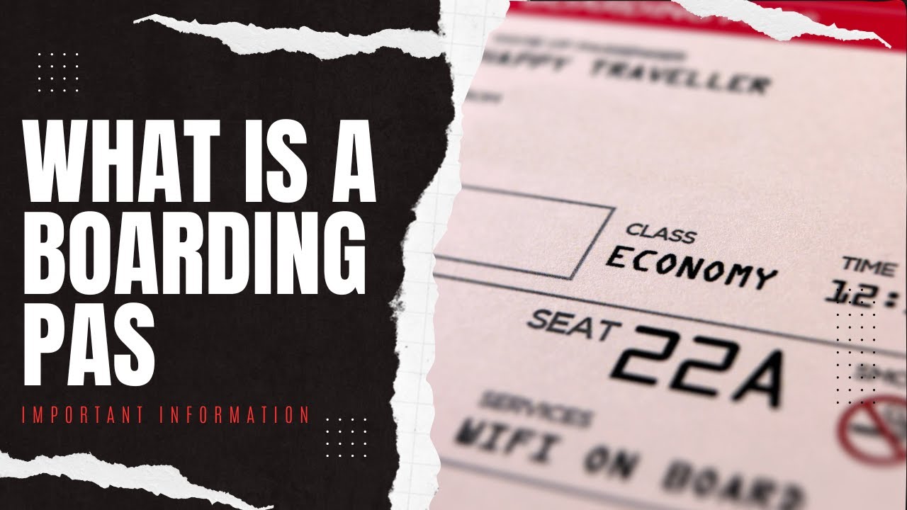 What is a Boarding Pass? Everything You Need to Know Before Your Flight #board #airplane