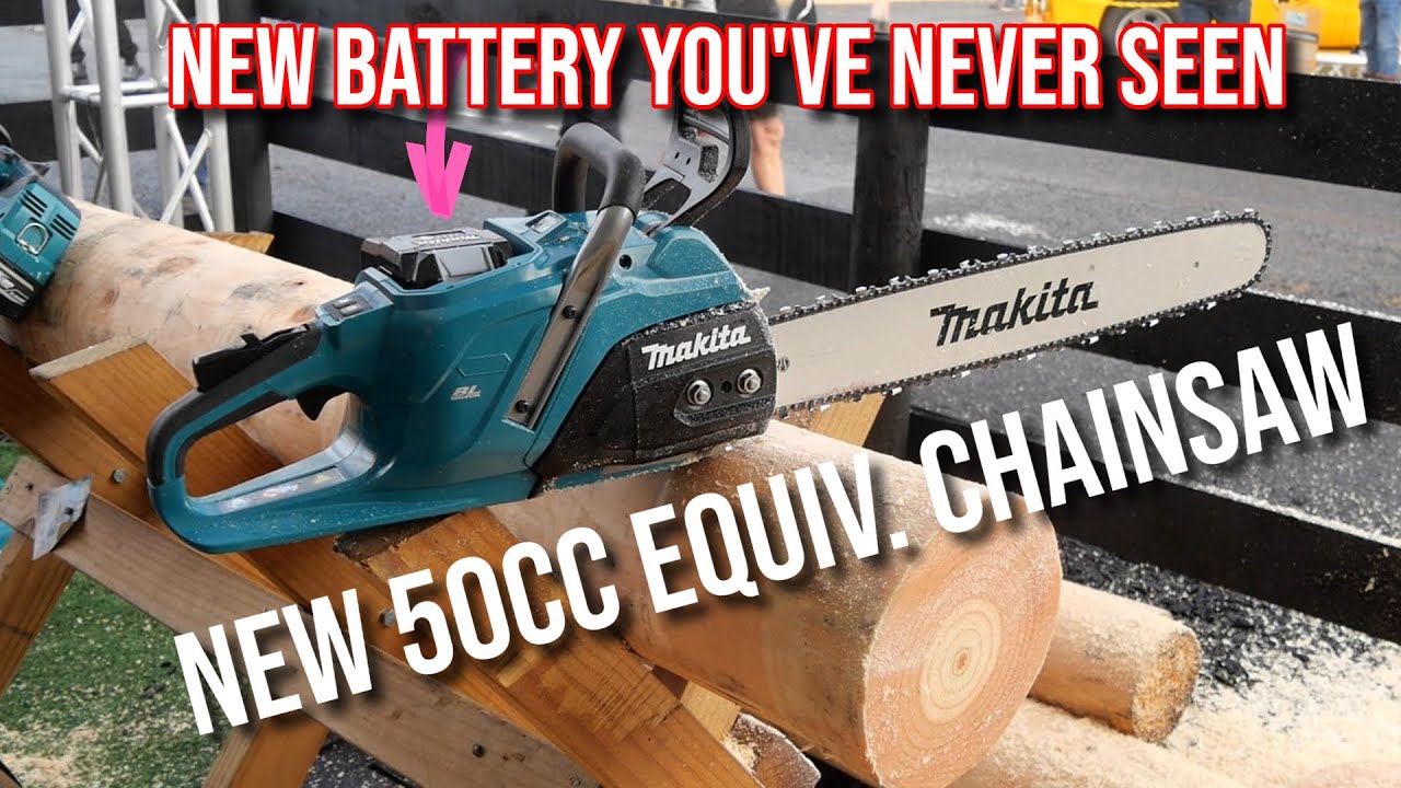 Новый аккумулятор Makita и 20-дюймовая бензопила на выставке Fielddays 2025