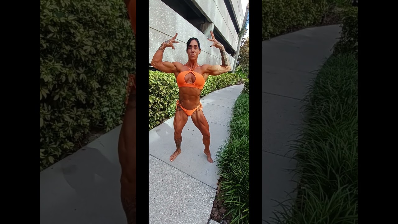 Beautiful and sweet IFBB WPD Pro Angela Noury at Tampa Pro - Interview and Posing