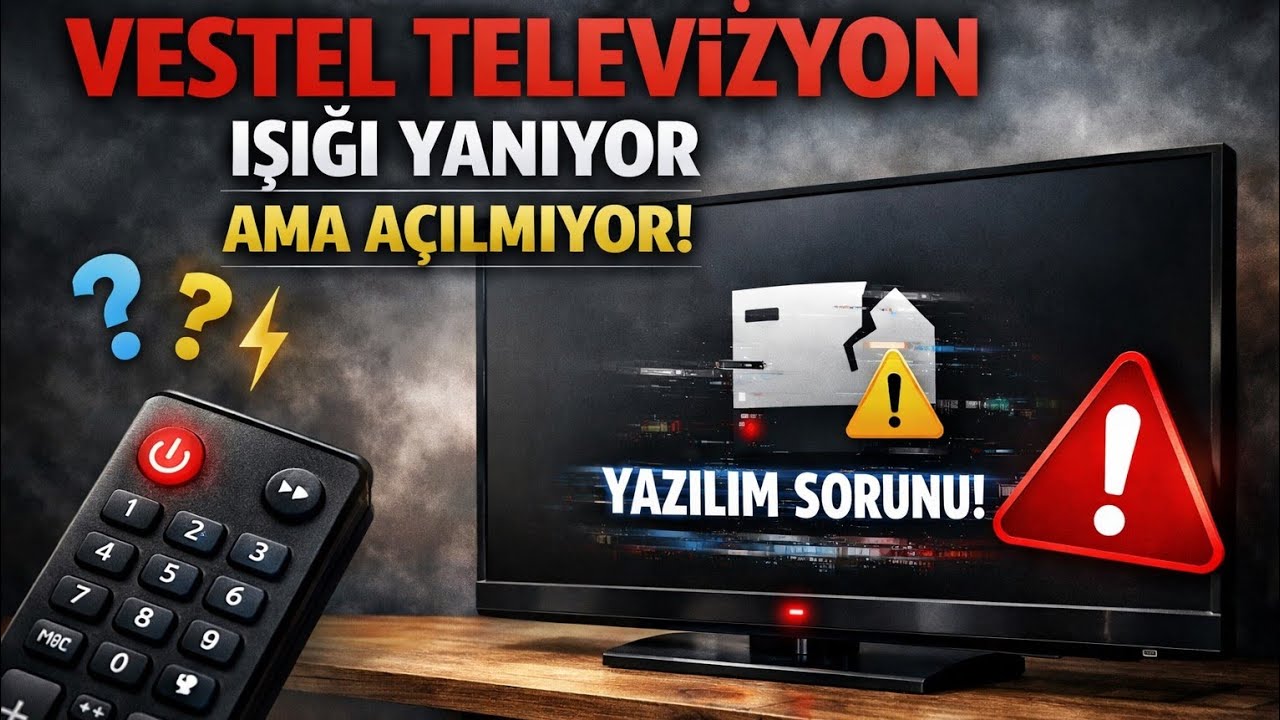 Vestel Tv Işık Yanıp Sönüyor - Vestel Televizyon Işığı Yanıyor Ama Açılmıyor