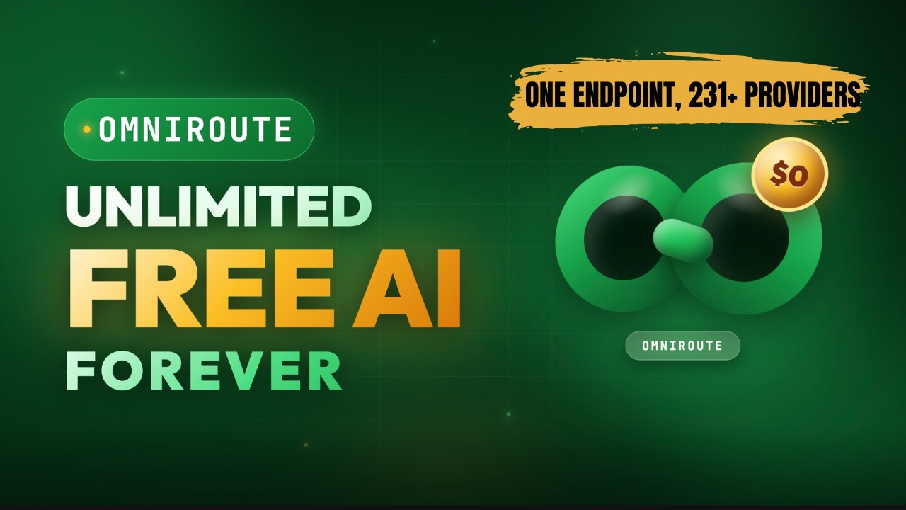 OmniRoute + OpenCode: 100% Free AI Coding Setup, Free AI Gateway