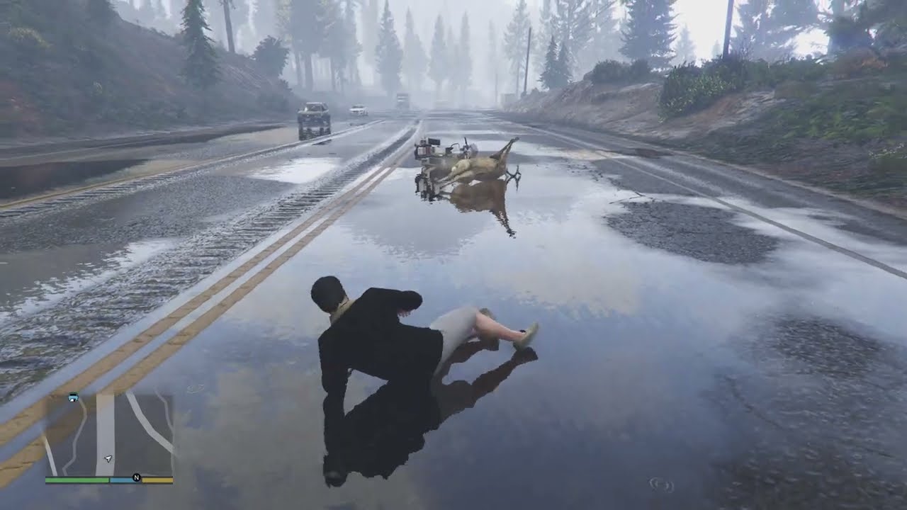 Grand Theft Auto V PS5 Free-roam Gameplay #1015
