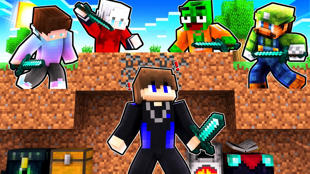 der GANZE SERVER JAGT & HASST MICH🤣(MINECRAFT RISIKO)