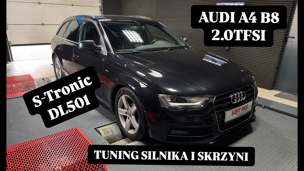 #Chiptuning Audi A4 B8 2.0TFSI CDNC + automatyczna skrzyni biegów #stronic 0B5 #EKGAutoserwis