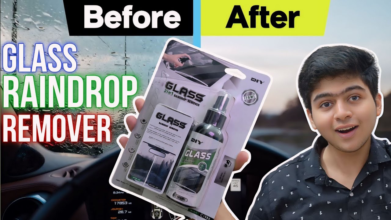 Glass Raindrop Remover for Car Windshield | Mr. DIY Raindrop Remover | Car Glass Cleaner