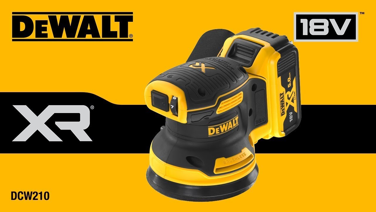 DEWALT&reg; France | Ponceuse excentrique DEWALT XR 18V sans-fil efficace et pr&eacute;cise - DCW210