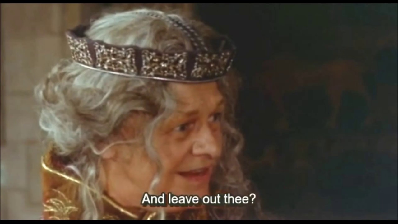 Stay, dog, for thou shalt hear me! ~ Estelle Parsons & Al Pacino (Looking for Richard, 1996)