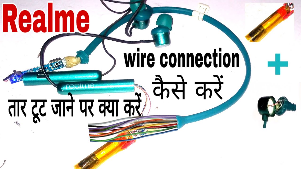 Realme Bluetooth wire connection || Realme Bluetooth Battery connection || Realme ka wire connection