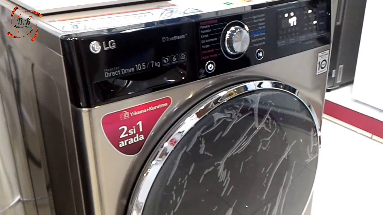 LG  YENİ 10,5/ 7 KURUTMALI ÇAMAŞIR MAKİNESİ F4J9JHP2T İNCELEME
