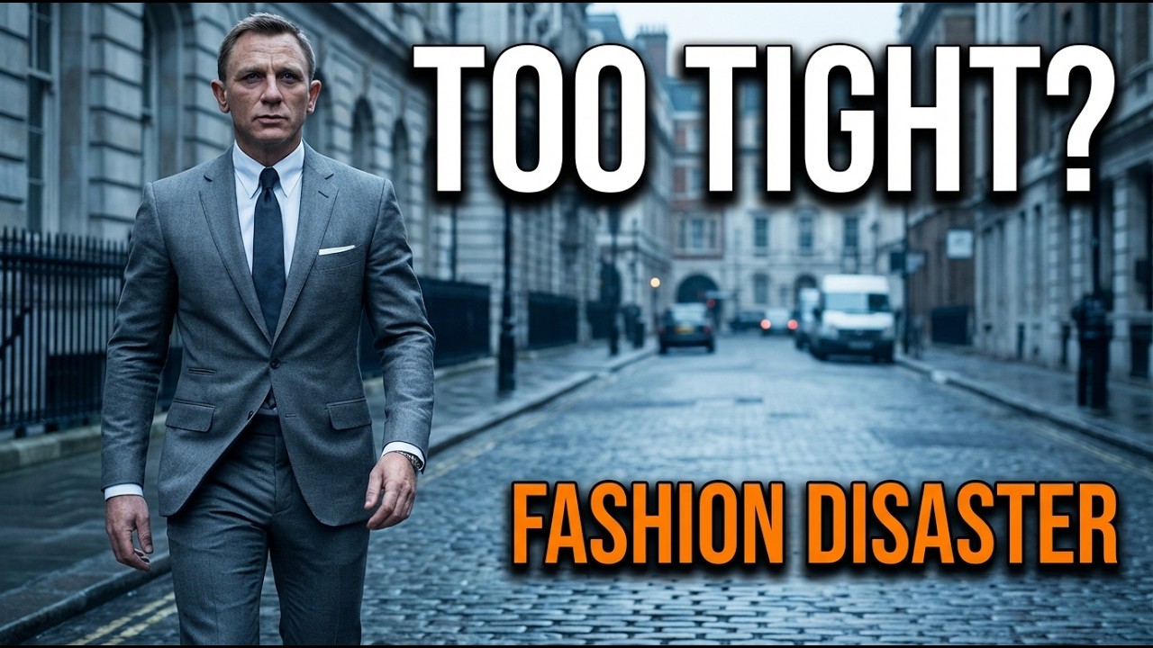 Craig’s Bond Suits Are Iconic… But the Fit Is Often Wrong