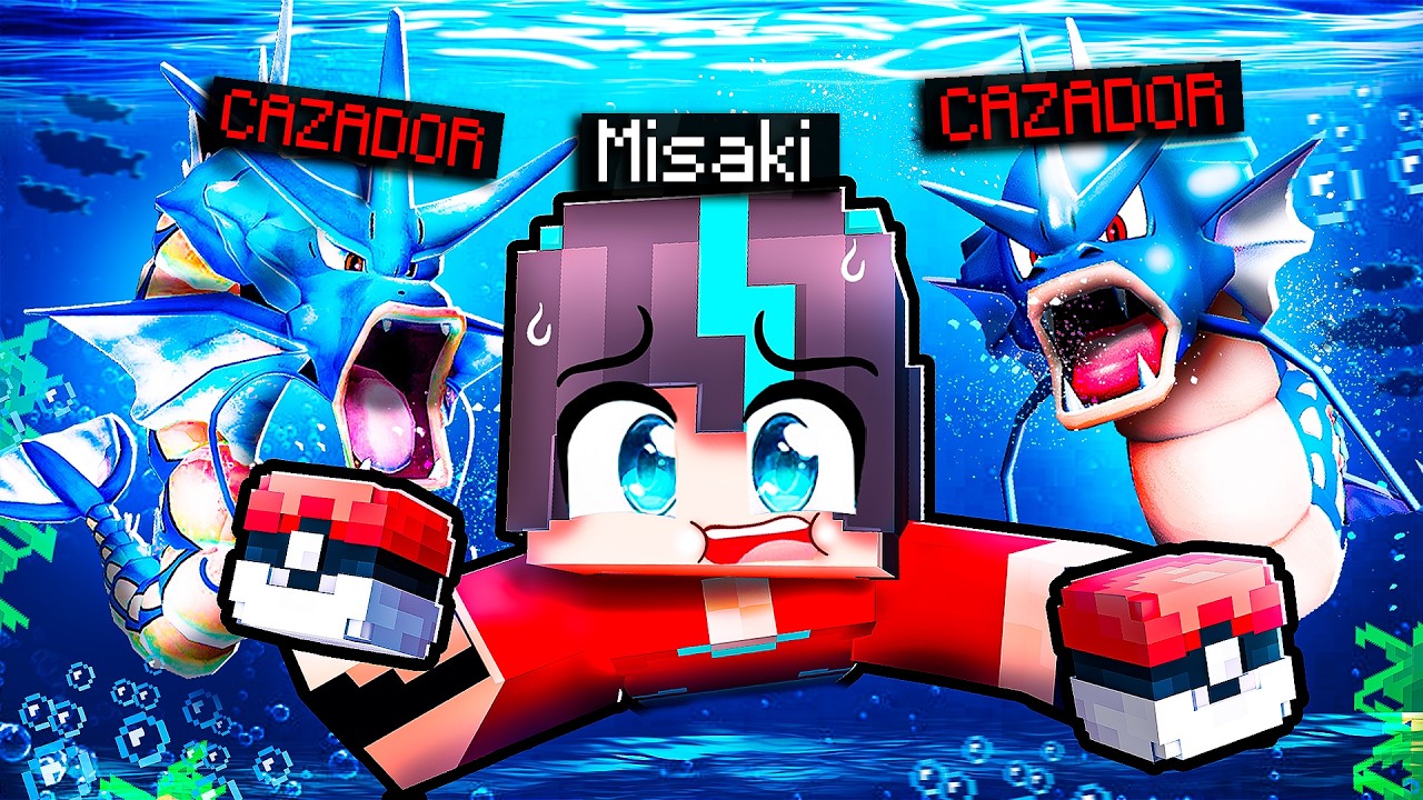 Me Enfrenté a CAZADORES POKEMONS en Minecraft Hardcore!💀💥