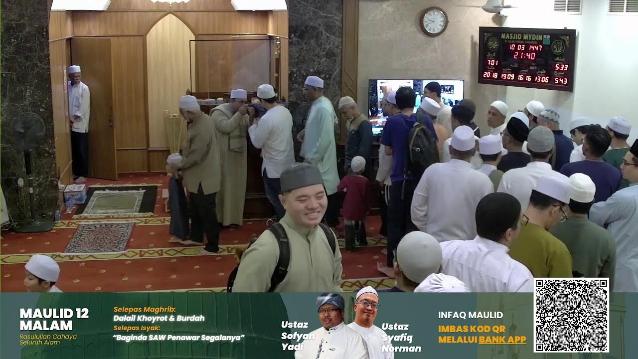 10 Rabiulawwal 1447H Maulidur Rasul ﷺ - Qasidah Burdah (Ustaz Sofyan Yadi)