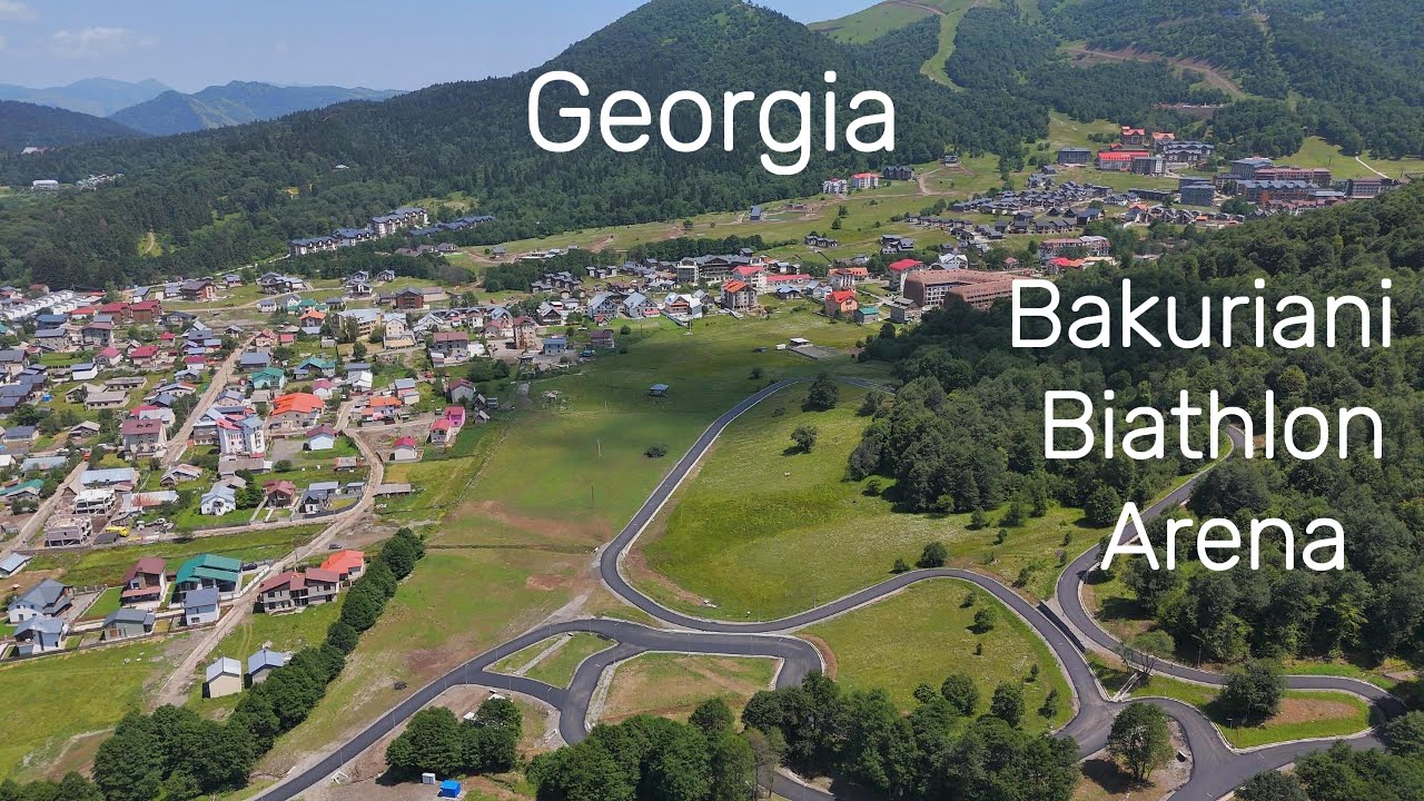 Georgia. Bakuriani biathlon arena.