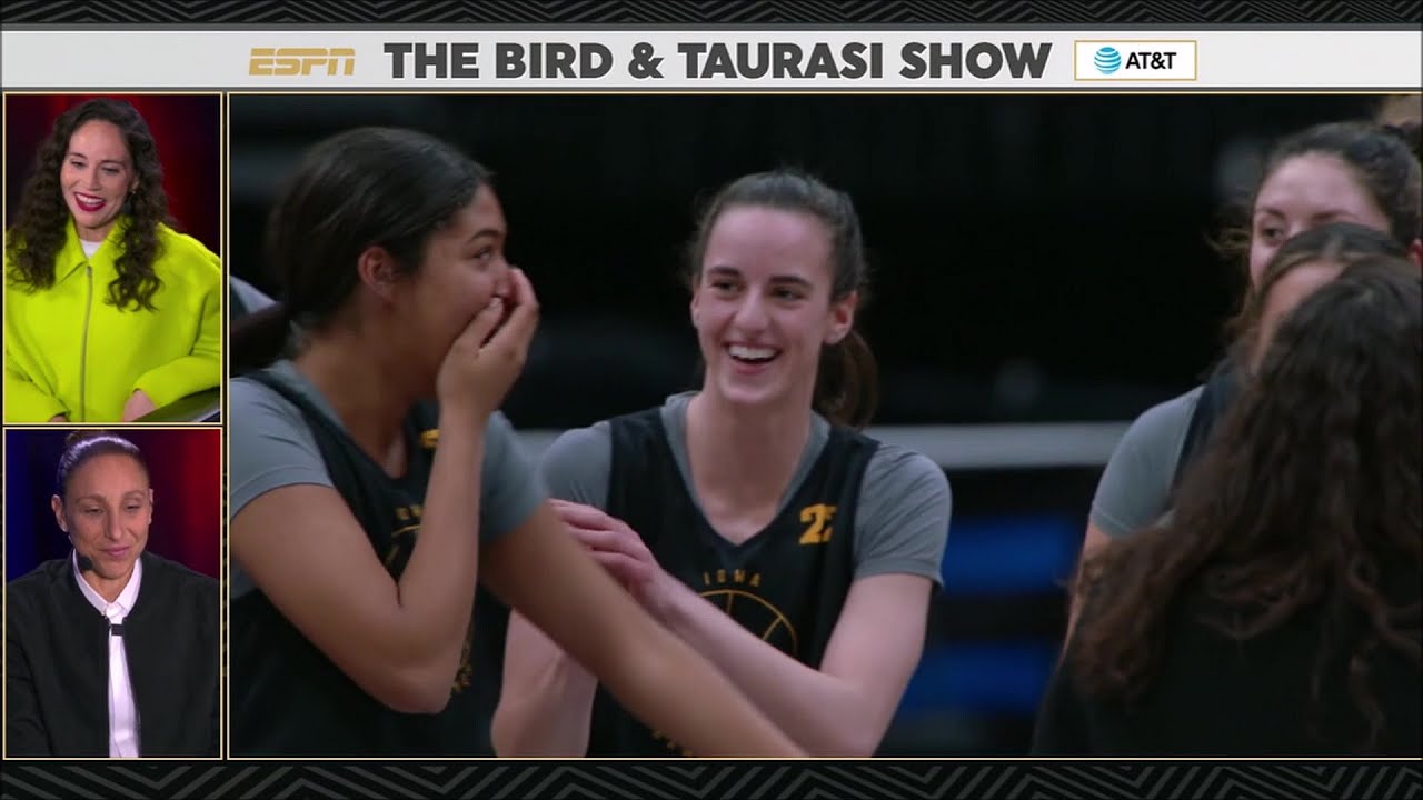 Sue Bird On Surprising Caitlin Clark, Iowa Hawkeyes At Final Four Practice | Iowa vs South Carolina