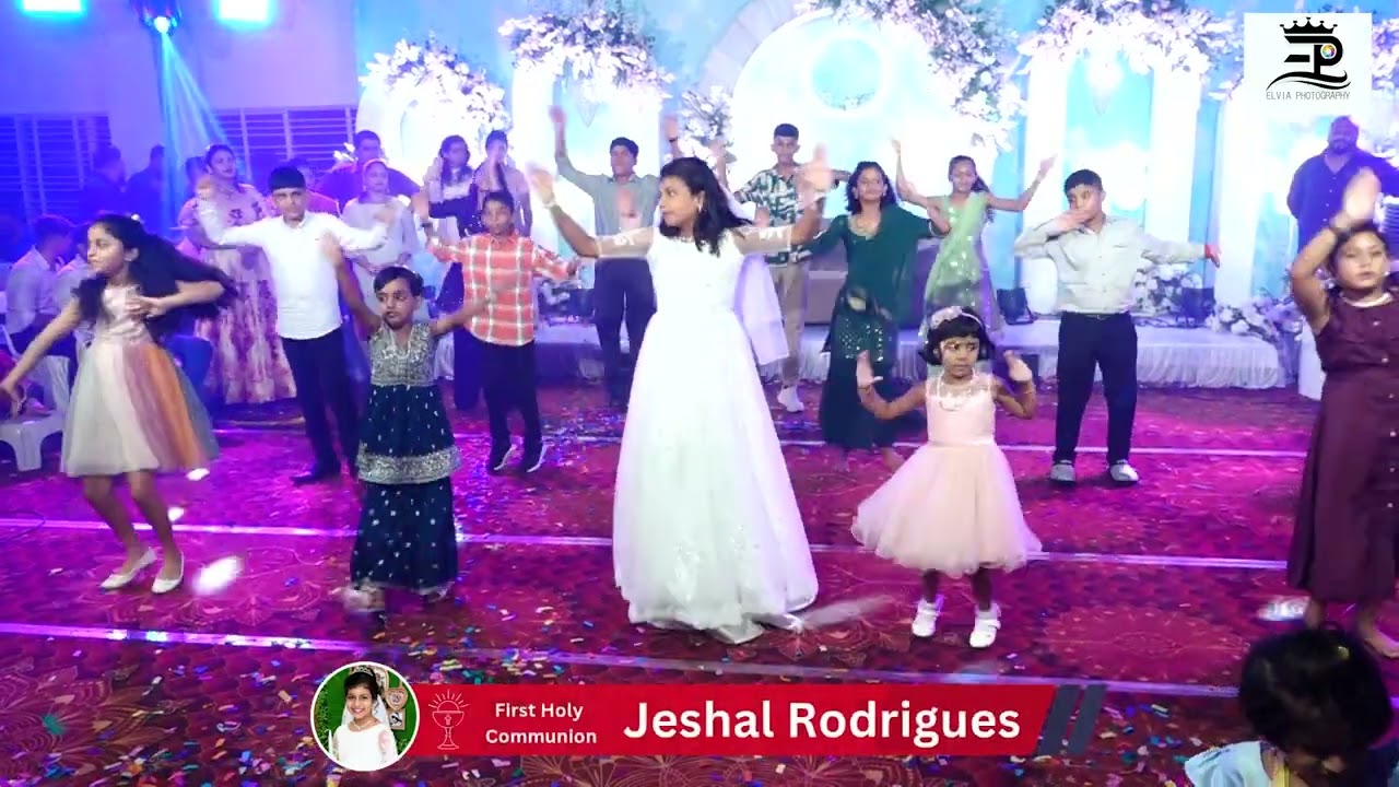 First Holy Communion of Jeshal Rodrigues | FAMILY DANCE