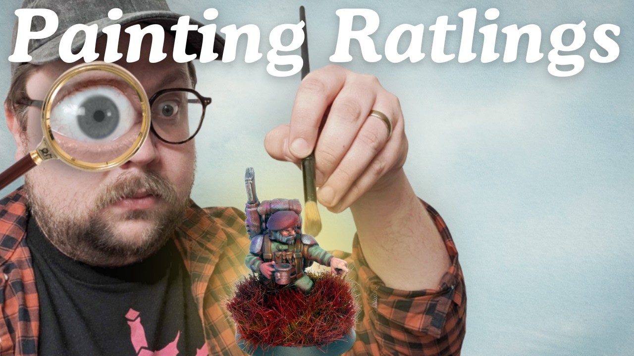 Speedpainting Ratlings (и Kitbashing Bullgryns)