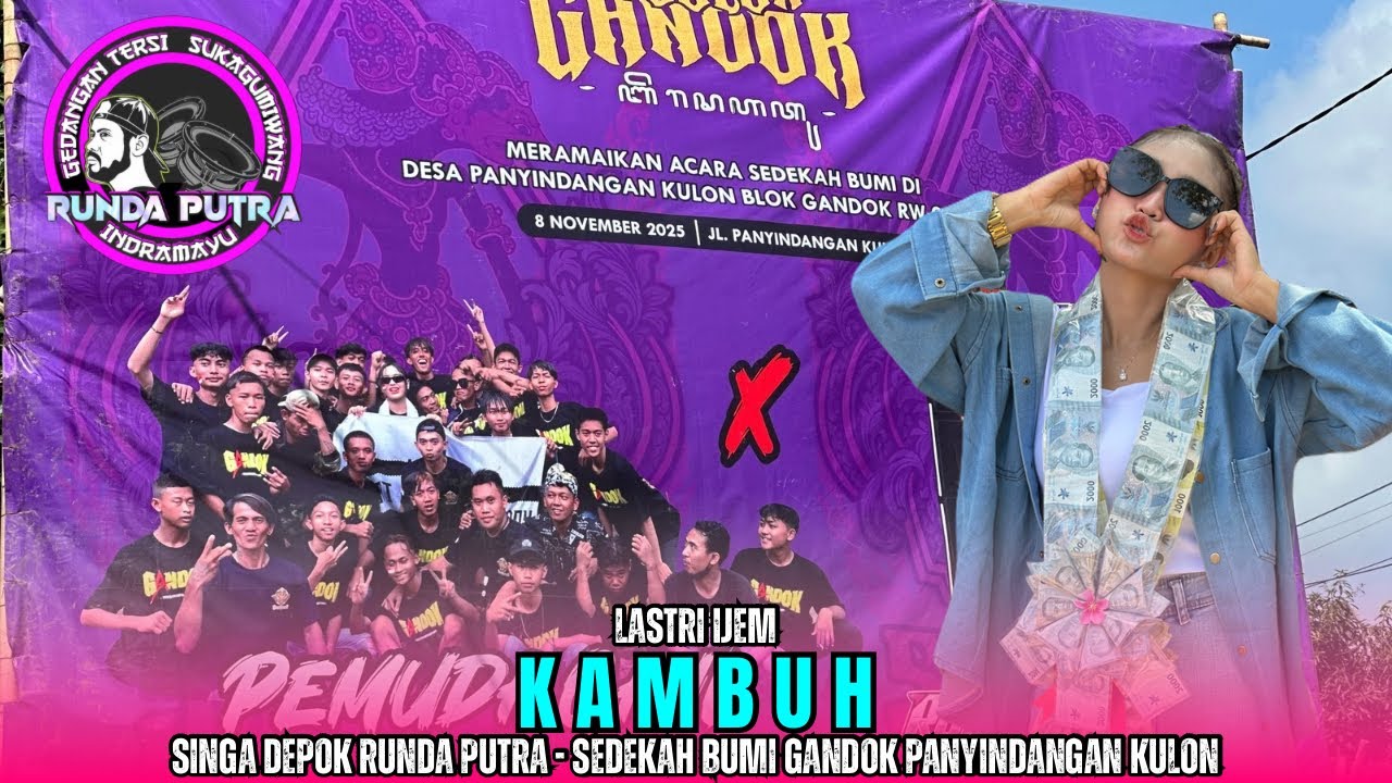 Kambuh Voc . Lastri Ijem Singa Depok Runda Putra || Sedekah Bumi Blok Gandok Panyindangan Kulon 