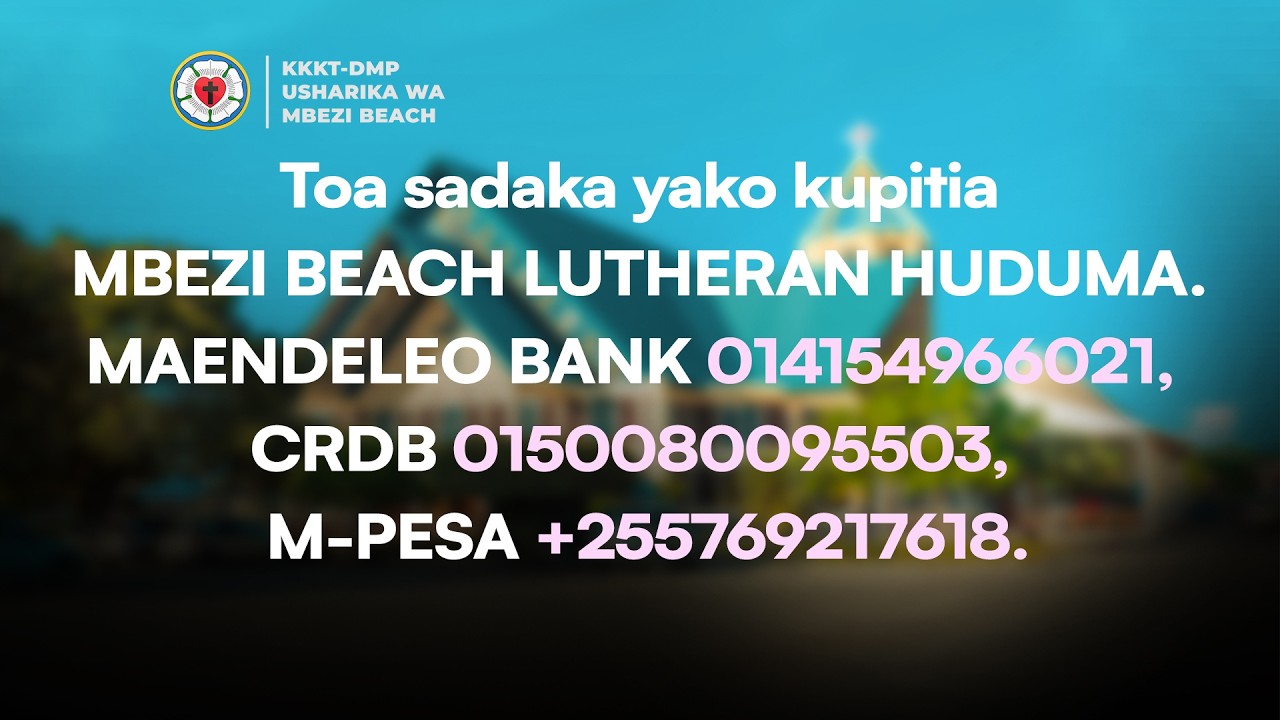 Ibada ya Kwanza, Jumapili ya 15.03.2026.