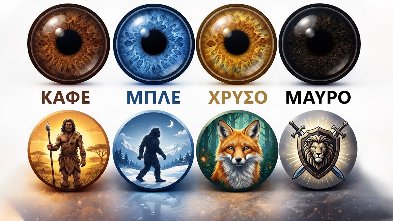 Τι Λέει Πραγματικά Το Χρώμα Των Ματιών Σου Για Εσένα;