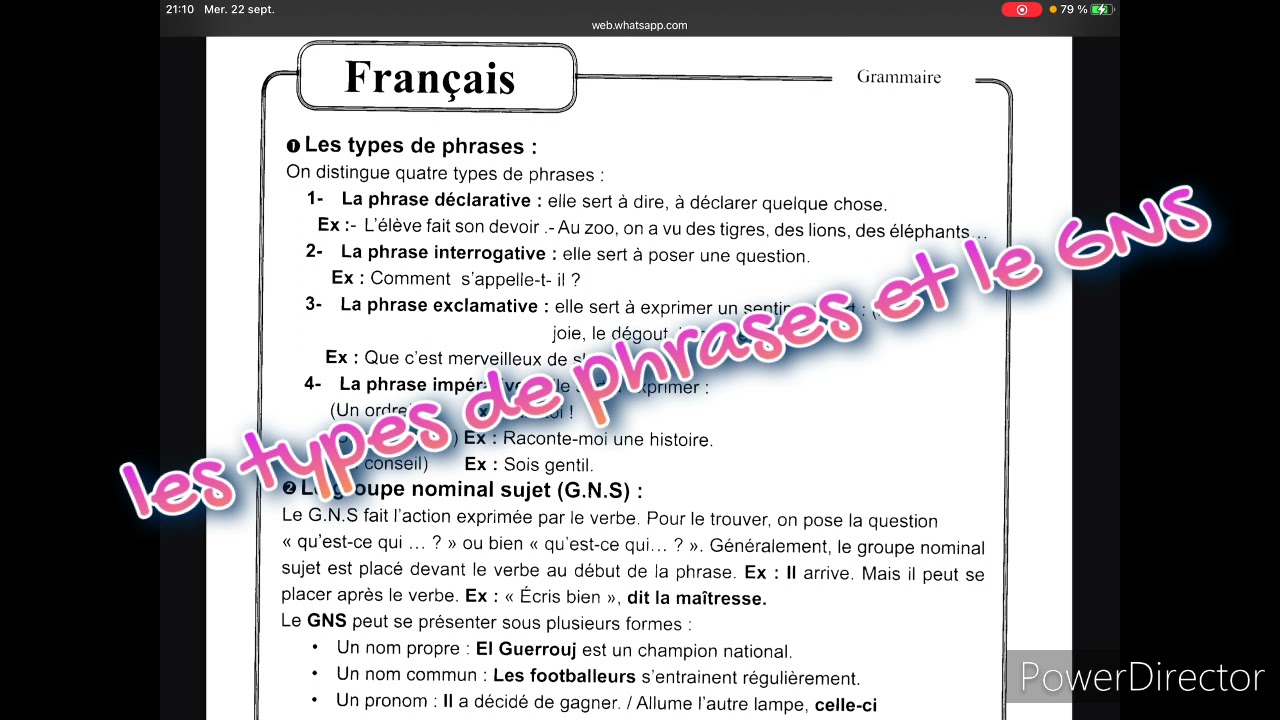 morphosyntaxe S3