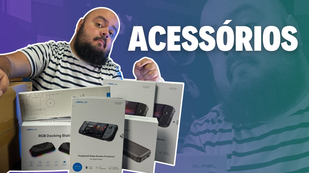 Acessórios para Steam Deck, Rog Ally e Legion Go 2024