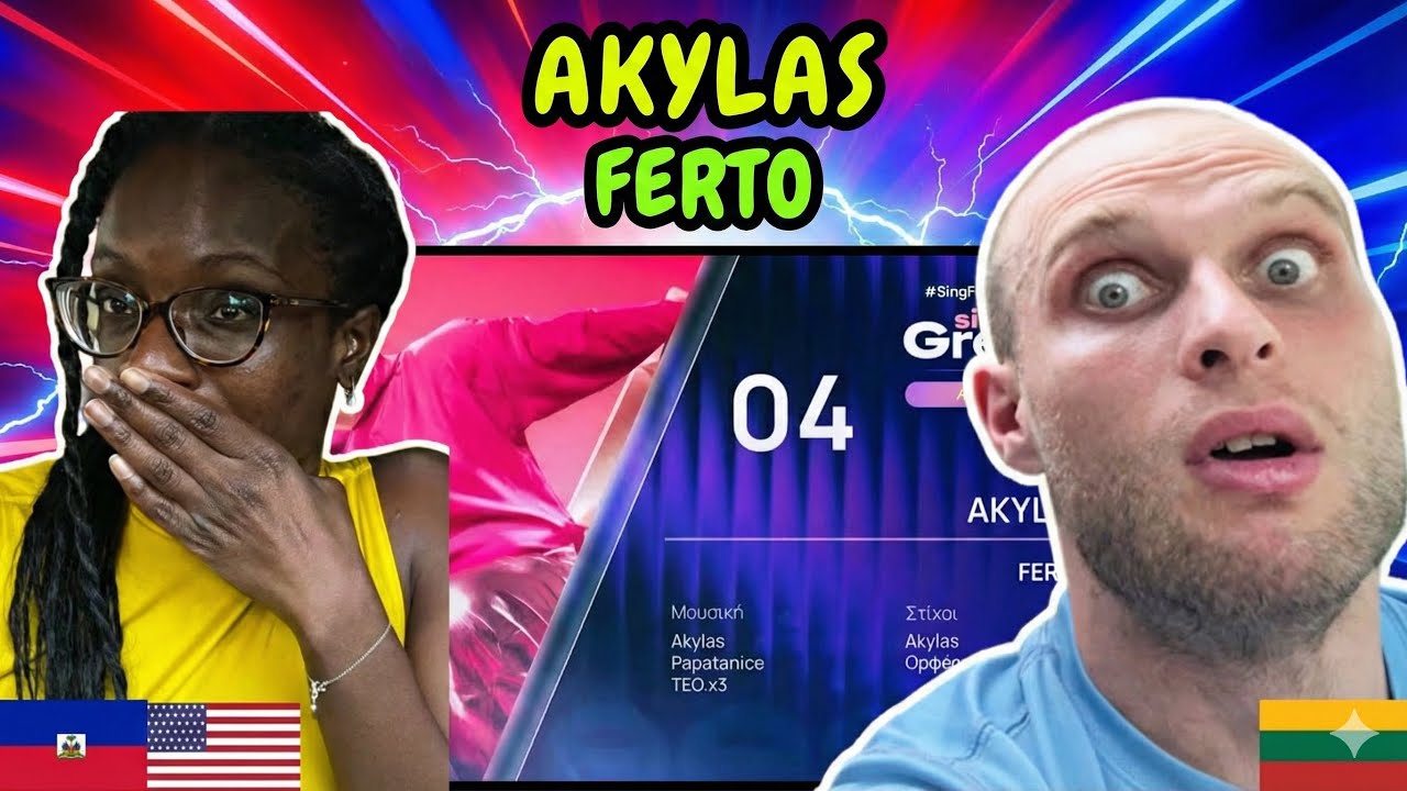 REACTION TO Akylas - Ferto (Live at Sing for Greece 2026 Semi Final 1) | FIRST TIME WATCHING