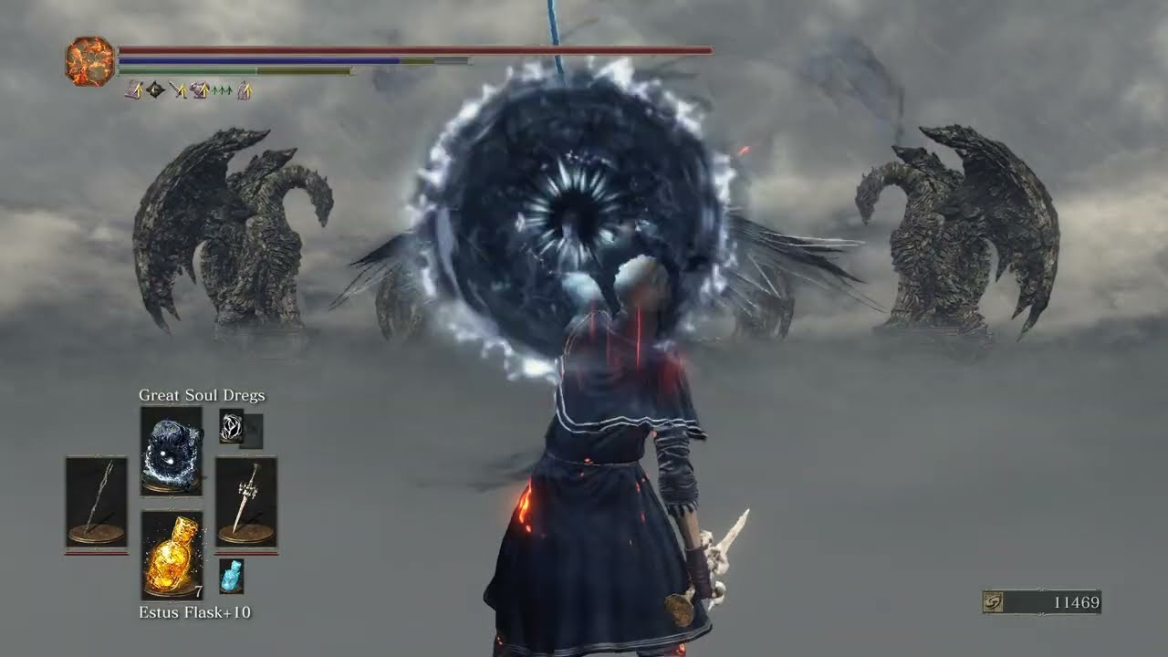 Dark Souls III - Beating Nameless King in less than 90 seconds, Solo (NG+11)