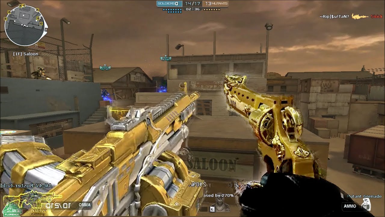 Crossfire NA 2.0 : AK47 Buster Gold - Hero Mode X - Zombie V4
