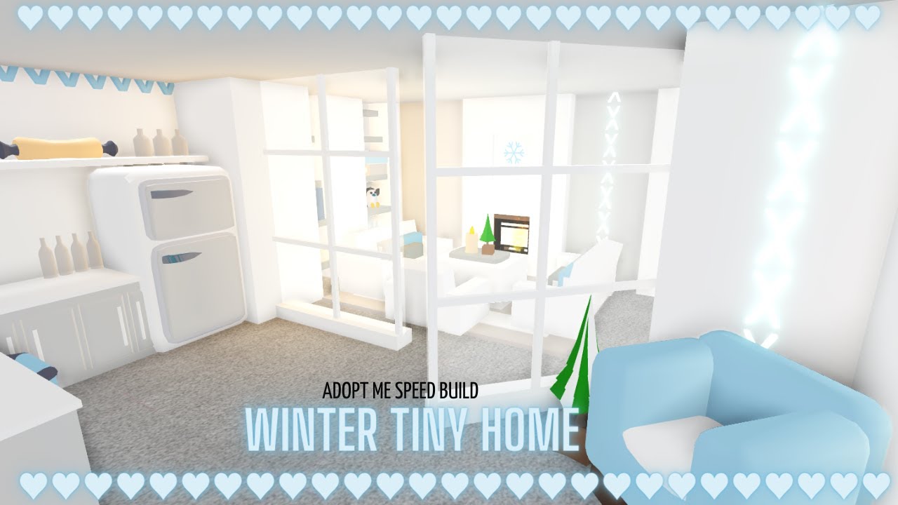 ❄️️Winter Home|Adopt Me Speed Build❄️️