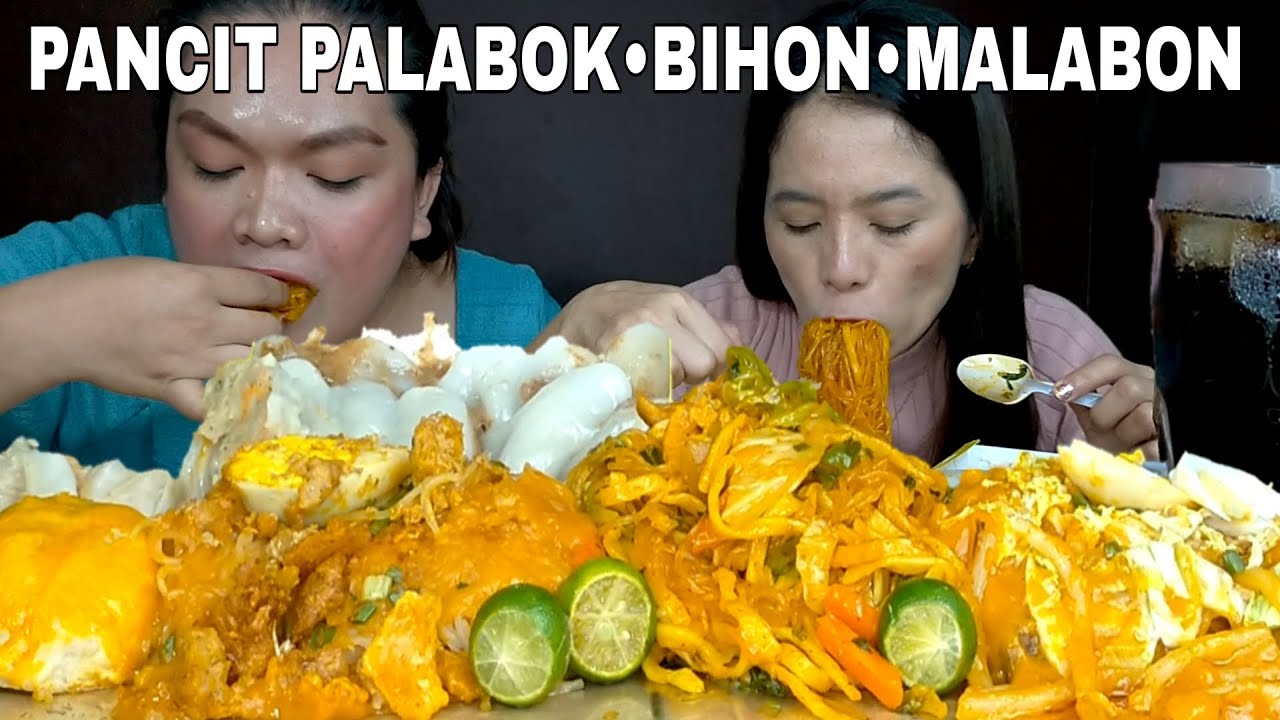 SUSIE'S CUISINE PANCIT PALABOK MALABON SOTANGHON MUKBANG | PINOY MERIENDA | MUKBANG PHILIPPINES