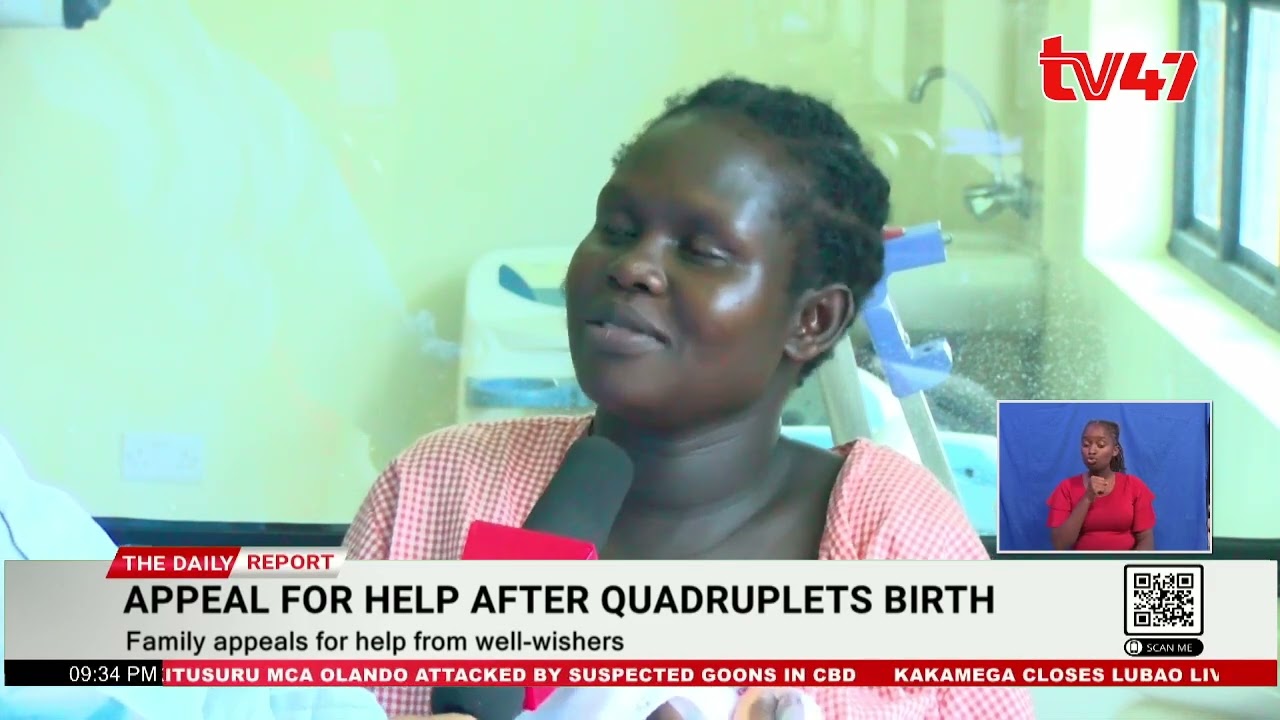 Nakuru man seeking help after wife gave birth to quadruplets (four children)