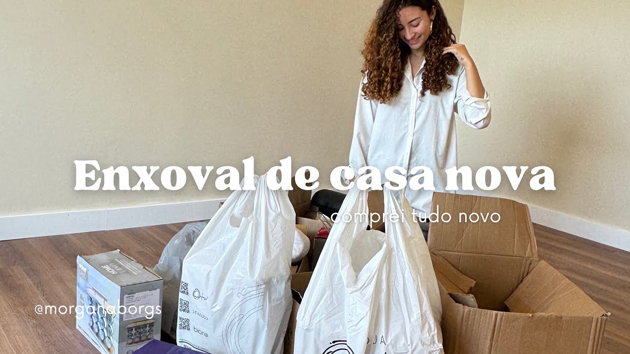 ENXOVAL DE CASA NOVA | Tive que comprar tudo!