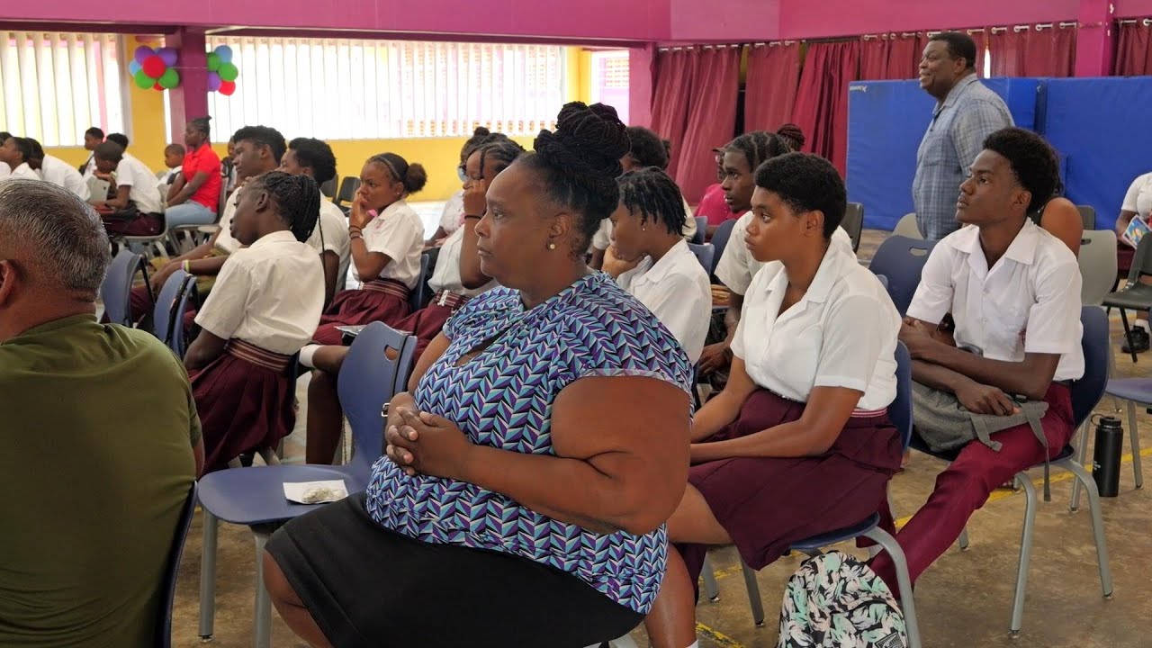 Grantley Adams students beefing up their spelling skills