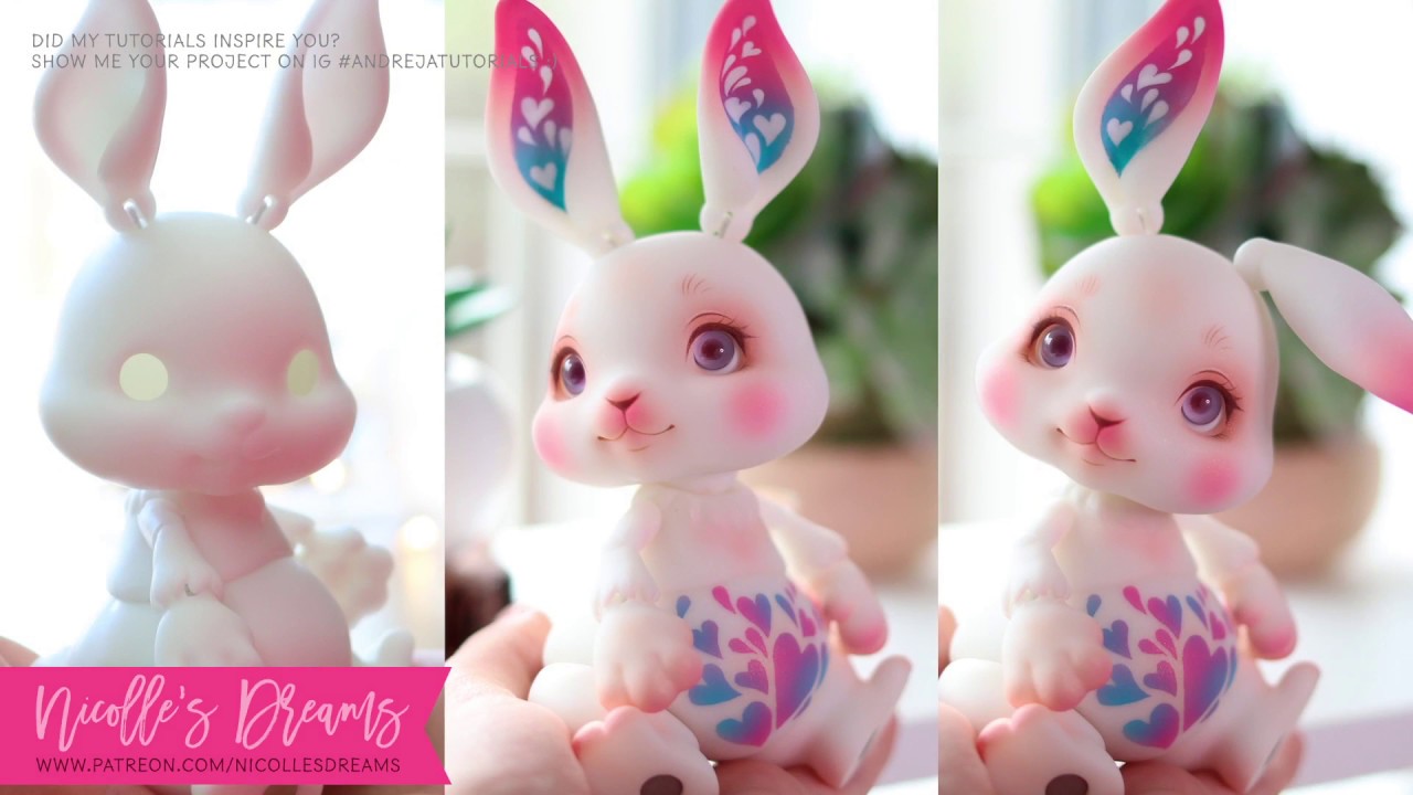 Repainting Dolls - Pink Vetch Eudora - Faceup Stories ep.59