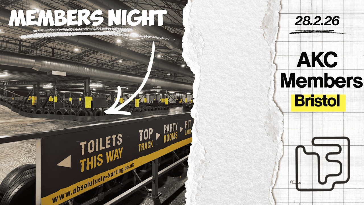 1,000m Track. Members Night. | Absolutely Karting Bristol | Single Hotlaps