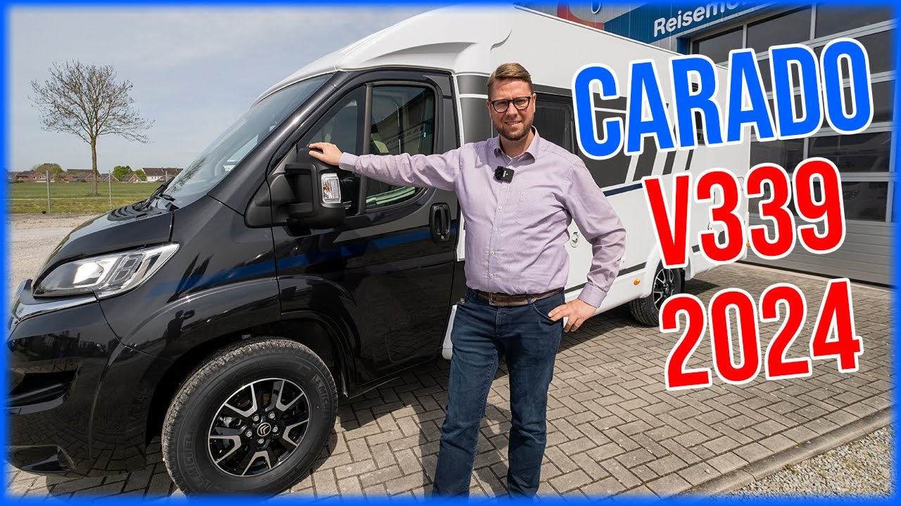 Carado V339 Modell 2024 - Kompakter Teilintegrierter mit Queensbett
