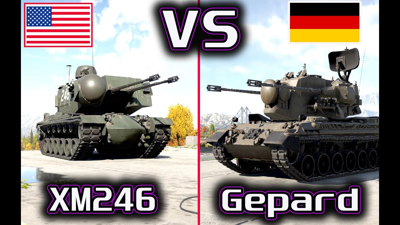 War Thunder ''XM246 or Gepard'' Which is better?