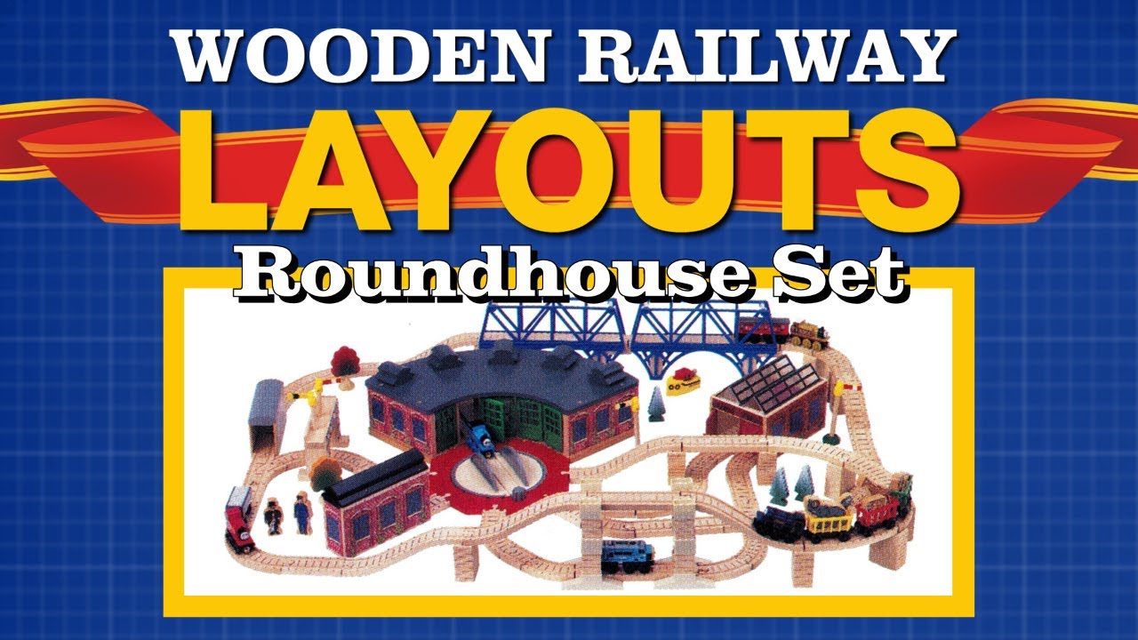 Roundhouse Set (1997) | Wooden Railway Layouts