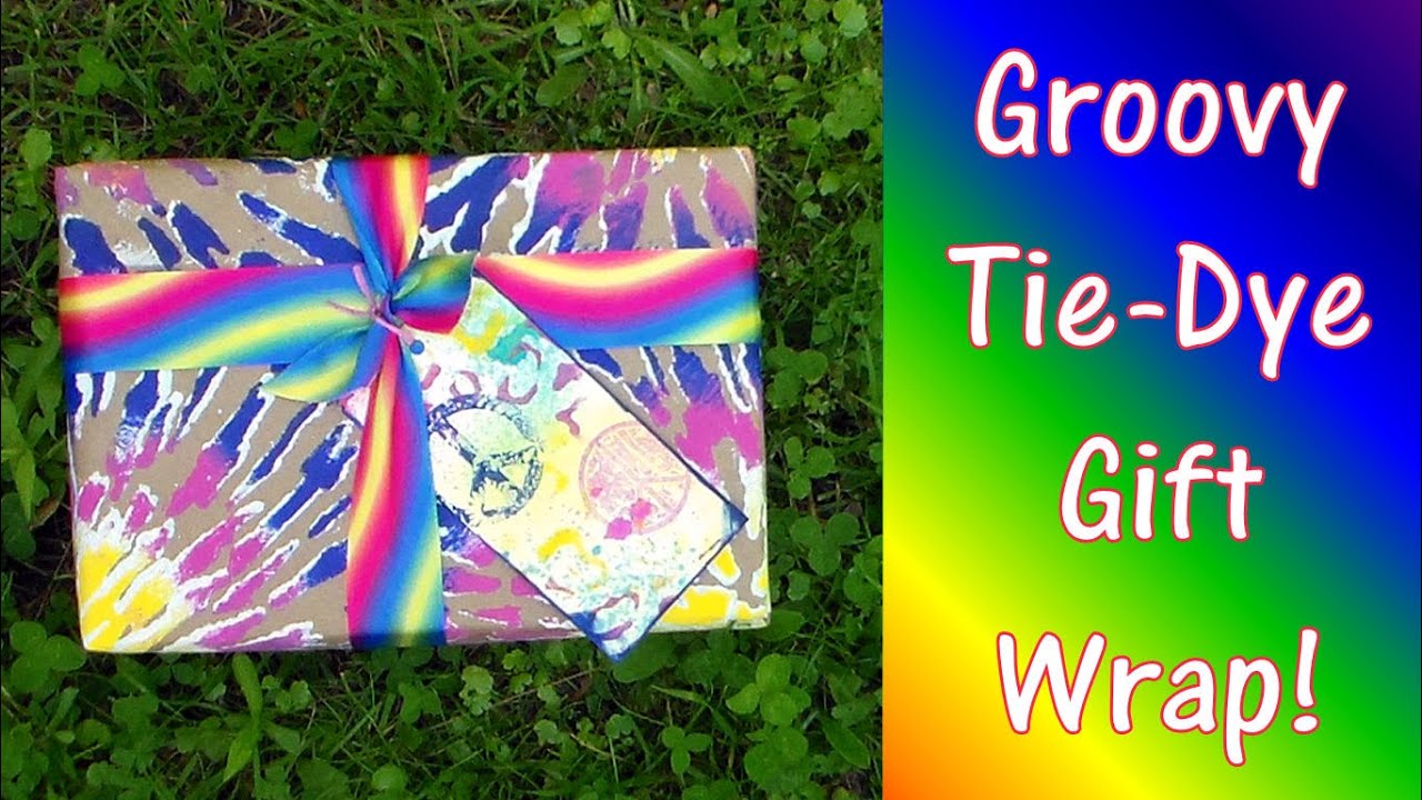 How To Stencil Gift Wrap DIY
