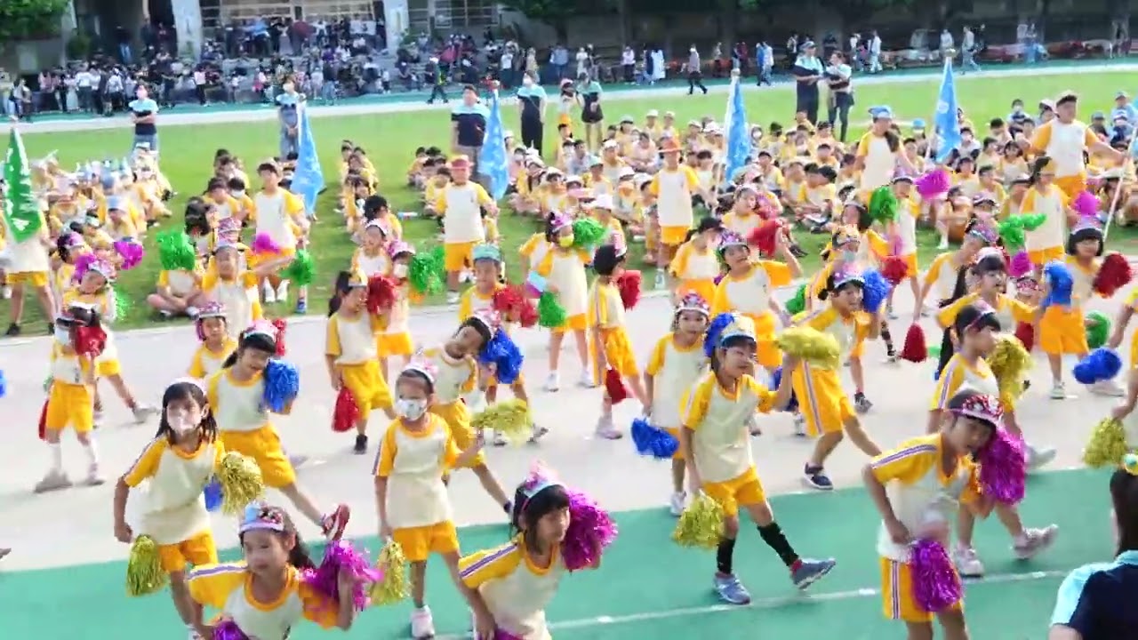 113學年度臺中市東區大智國小校慶暨社區運動大會-2-運動員進場-一年級