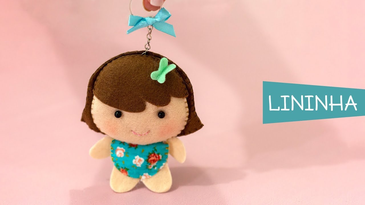 ✎ Passo a Passo: Lininha em Feltro - Ateliê Linna